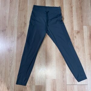 ZYIA Gray Drawstring Lux Legging 24”